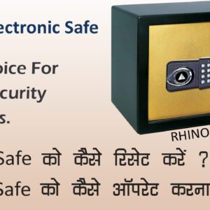 Godrej Rhino Electronic Steel Safe and Home Locker | ideal for Home & Office with Digital Electronic Keypad Lock