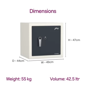Godrej Safe Citadel 45 V1 Grey Home Locker Service