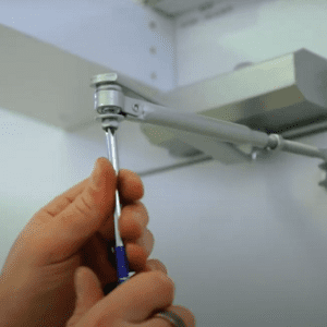 OVERHEAD DOOR CLOSER INSTALLATION SERVICE, buy the service of overhead door closer of home and offices from sanushaa technologies pvt ltd.